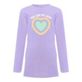 thumbnail image 1 of Playera George Talla 8 Manga Corta Estampado Corazón You are my Love Lila, 1 of 3
