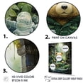 thumbnail image 3 of Designart "Bonanza Of Bear Bathing In The Bathroom II" Bathroom Wall Decor, 3 of 7