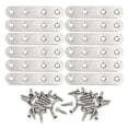 thumbnail image 5 of 12pcs Stainless Steel Heavy Duty Straight Flat Plate Bracket Connector Furniture, 5 of 7