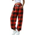 thumbnail image 4 of Qmyliery Christmas Fashion Printed Women Sweatpants Drawstring Jogger Pants with Pocket, 4 of 7
