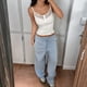 thumbnail image 5 of Camisola de Encaje con Cuello en V y Tirantes Finos para Fiesta en Club. M, 5 of 9