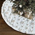 thumbnail image 2 of Falda para árbol de Navidad, falda para árbol de piel sintética de 90cm, decoraciones navideñas, adornos navideños de árbol de felpa gruesos para vacaciones, 2 of 5