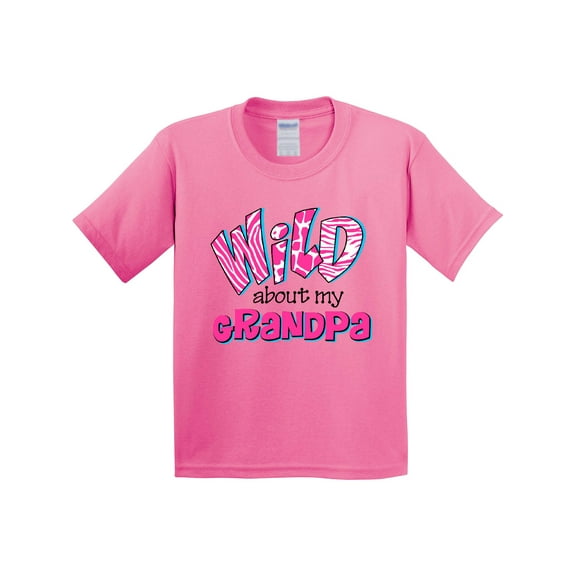Inktastic Wild About Grandpa Youth T-Shirt