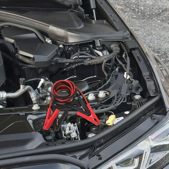 FRCOLOR 2pcs Heavy Duty Battery Booster Cables Clamps for Automotive Emergency Jumper Cables for Cars, SUVs, Trucks