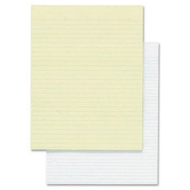 Memorandum Pads,8.5 in. x 11 in.,Wide Ruled, 50ShtsPD, Canary