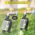 thumbnail image 3 of Temporizador de agua, temporizador de riego automático con 3 sistemas de riego separados/sensor de lluvia automático/modo de bloqueo para niños (hy), 3 of 5
