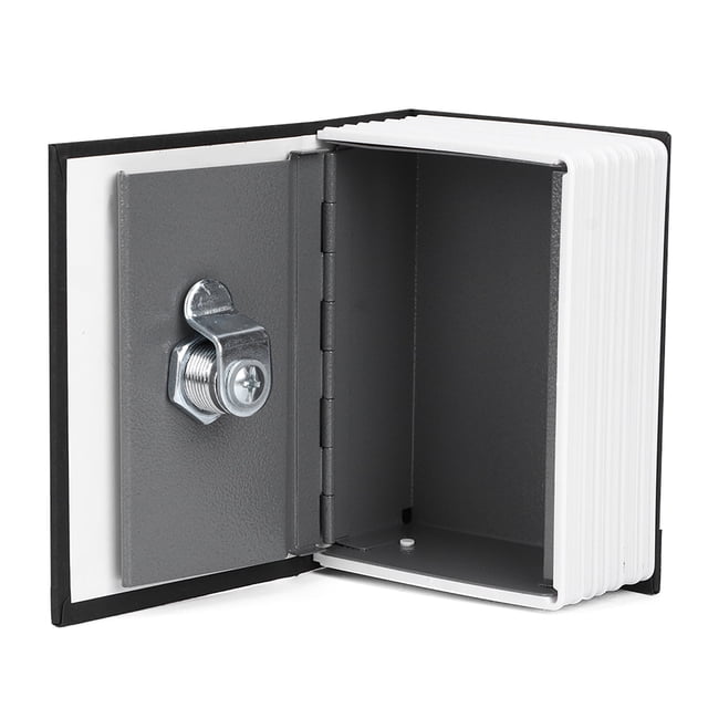 Caja de seguridad Tebru, caja de seguridad con forma de libro de simulación, caja de seguridad para guardar dinero, efectivo, joyas y llaves.