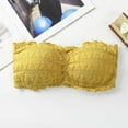 thumbnail image 2 of Women Lace Bandeau Bra Tube Top Bra Stretchy Strapless Bandeau, 2 of 5