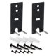 thumbnail image 2 of 4X Soportes de Montaje en Pared de Acero Negro de Repuesto para OmniJewel Lifestyle 650 Y Surround Speakers 700, 2 of 5