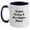 White/Navy, variant on Scuba Diving Gifts from Friends - Scuba Diving Is My Happy Place Two Tone Coffee Mug for Graduation, Funny Scuba Diving Mug for Men Women Friends, Gifts for Scuba Diving Enthusiasts