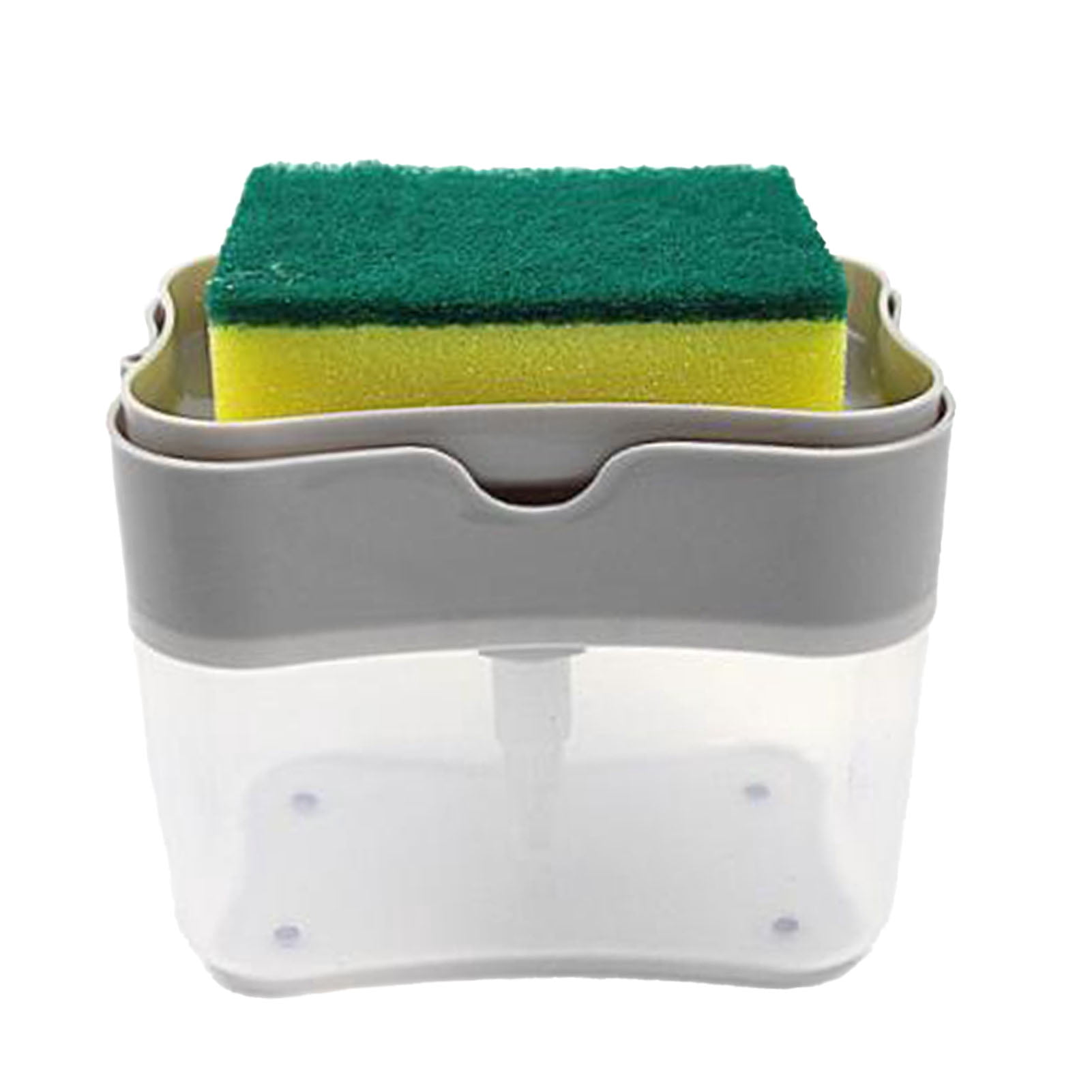 Push , Plastic Labor Saving Compact Design for Kitchen Bathroom Sink, with Easy Operation for Hand Washing Dish Soap Liquid