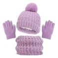 thumbnail image 1 of 3 Conjunto Gorro Bufanda Guantes Frío Tejido Niños, 1 of 5