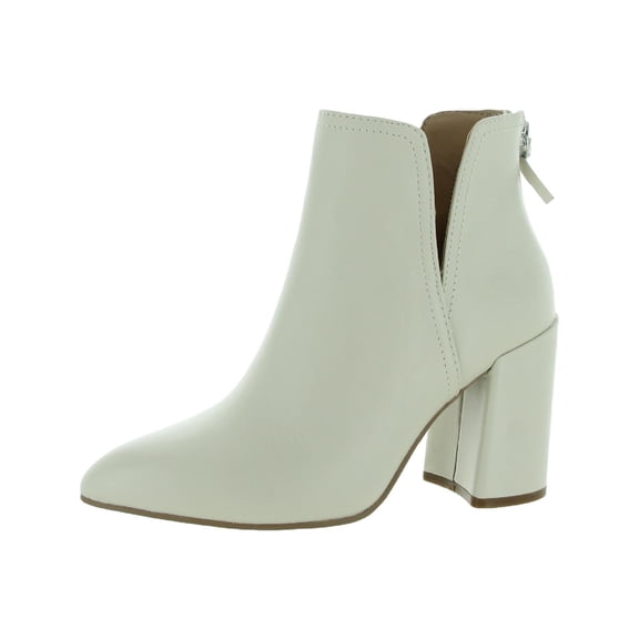 Steve Madden Womens Thrived Leather Pointed Toe Mid-Calf Boots