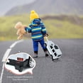 thumbnail image 5 of Gymax 2 in 1 Kid Riding Travel Suitcase Licensed Mercedes Benz Ride on Car Toy White, 5 of 10