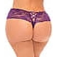 thumbnail image 6 of Oh La La Cheri Womens Plus Size Goodnight Kiss Crotchless Boyshort Style-2025X, 6 of 6
