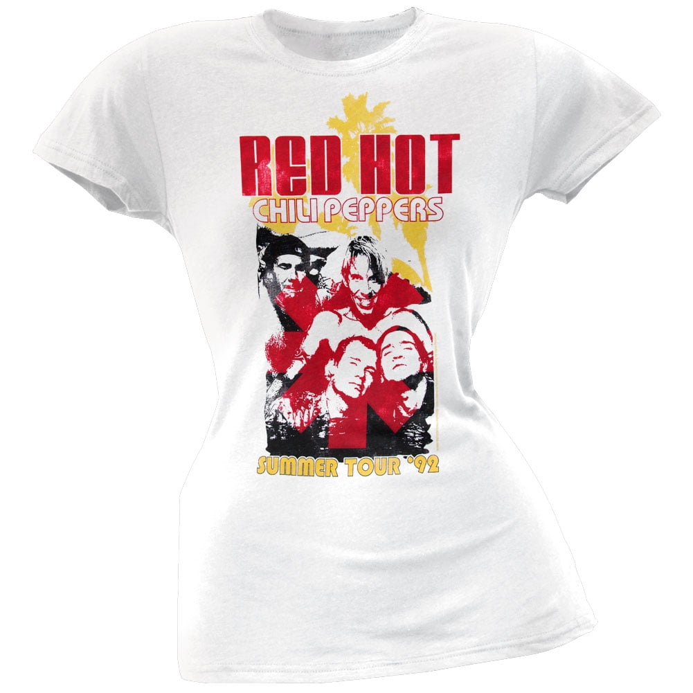 Red Hot Chili Peppers Women's Juniors Summer '92 Short Sleeve T Shirt
