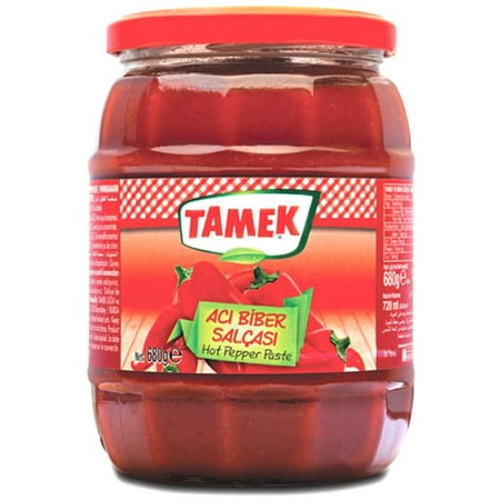 Tamek Hot Pepper Paste – 1.2lb (Best Canned Hot Peppers)