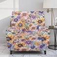 thumbnail image 2 of Yuyamidu Boho Reclining Chair Covers 4 Pieces Floral Print Recliner Covers That Stay in Place Non Slip Lazyboy Cover for Recliner Chair Washable Furniture Protector, 2 of 8