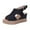 Black, variant on Women's Open Toe Buckle Ankle Platform Wedge Sandals for Women Dressy Womens Slingback Open Toe Wedges High Heels Beach Sandals