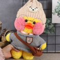 thumbnail image 3 of Patos amarillos de 30 cm con ropa de Lalafanfan Cafe, peluches suaves, juguetes relajantes, muñecos de animales, almohadas para niñas, regalos de cumpleaños, 3 of 5