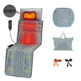 thumbnail image 2 of Imountek Flannel Full Body Massage Mat with Heat Timer, Multifunctional Electric Massage Chair Pad with Shiatsu Neck Massager Carry Bag Earplugs Anti-Slip Bottom for Home, 2 of 18