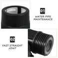 thumbnail image 3 of HEANUJJ 4-Pack PE Garden Hose Fittings for Agricultural and Outdoor Irrigation Systems, 3 of 8