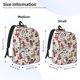 thumbnail image 2 of Disketp London Landmark1 print Canvas Backpack Lightweight Travel Daypack Student Rucksack Laptop Backpack-Small, 2 of 5