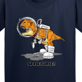 thumbnail image 4 of Inktastic Space Force Dinosaur Astronaut Youth T-Shirt, 4 of 5