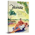 thumbnail image 2 of "Travel Poster Florida" Painting Print on Wrapped Canvas, 2 of 7