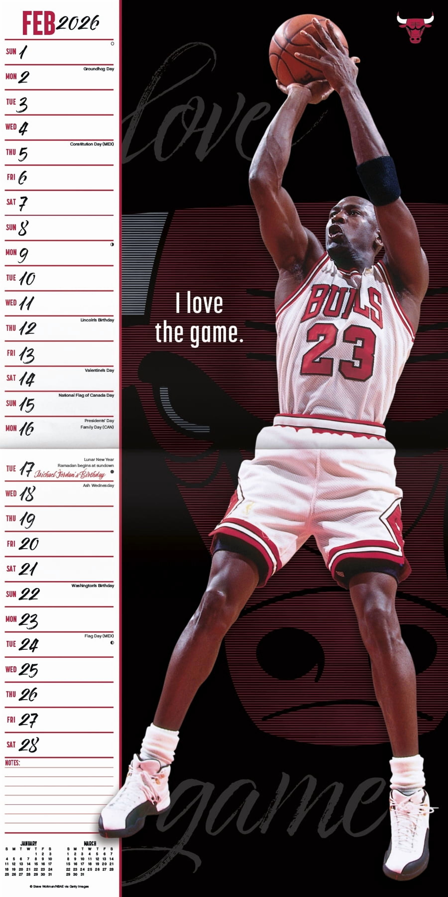 Michael Jordan Framed Poster and 2026 Calendar - Walmart.com