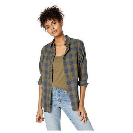 Hurley Oneill - Wmns Hurley (Olive Canvas) Wilson Flannel LS Shirt MEDIUM
