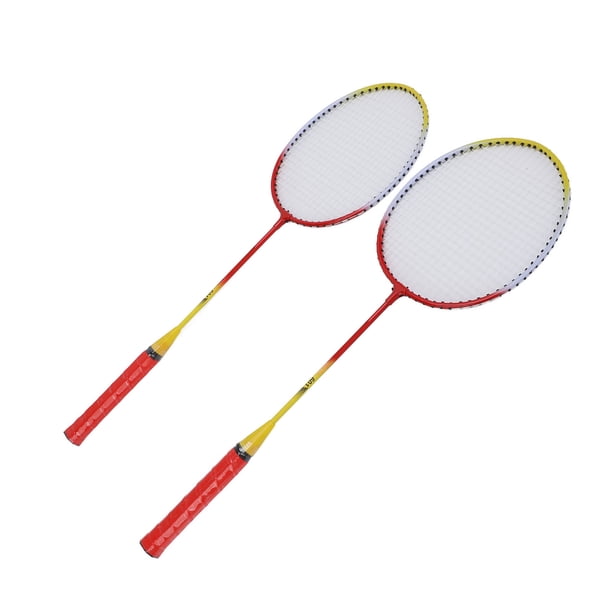 1 par de Raquetas de Bádminton Con Volante, 3 Volantes de Nailon, Bolsa de Transporte para 2 Jugadores, Abrenamiento Deportivo, Entretenimiento