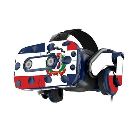 MightySkins HTCVIVEPRMIN-Dominican Flag Skin for HTC Vive Pro VR Headset - Dominican Flag