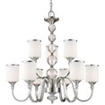 thumbnail image 1 of Z-Lite Cosmopolitan 9 Light Chandelier in Brushed Nickel, 1 of 1