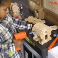 thumbnail image 3 of Atelier pour enfants Step2 Pro Play et Banc d'utilité avec étau à ressort fonctionnel, pièces en Durafoam de bois de jeu, perceuse factice et perceuse à colonne, marteau et scie à main, 3 of 5
