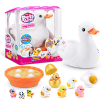 Pets Alive Mama Duck & Baby Surprise, Nurturing Play Surprise Hatching Interactive Girls Toy by ZURU