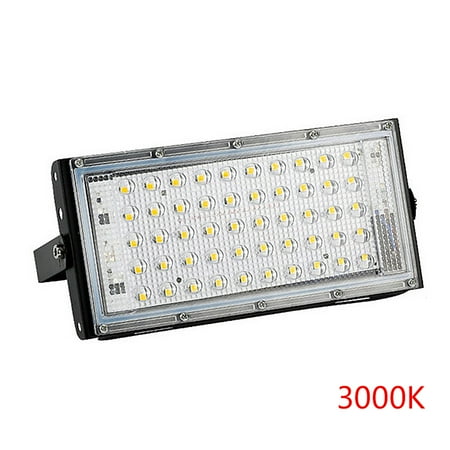 

50W Power LED Flood Light Floodlight Street Lamp IP65 Waterproof Landscape Light Spotlight 3000K 1pc