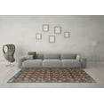 thumbnail image 3 of Ahgly Company Indoor Rectangle Southwestern Light Blue Country Area Rugs, 2' x 5', 3 of 4