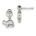 thumbnail image 1 of Sterling Silver Polished Turtle Dangle Post Earrings QE13342, 1 of 1