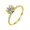 Octopus Ring (Golden), variant on Whudwhu Moissanite Engagement Rings for Women Silver Opal Pinky Ring Stylish Design