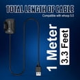 thumbnail image 2 of Charger Compatible with Whoop 5.0/MG Basic Charger, 3.3Ft USB Portable Charging Cable Cord Accessories for Whoop 5.0/MG Smartwatch Sleep, Accessory for Health & Fitness Wearable (USB Type-A), 2 of 6