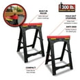 thumbnail image 2 of Performance Tool W54011 Saw Horse Set, 2-Piece (150 lb capacity, 300 lbs Total), 2 of 8