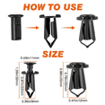 thumbnail image 5 of For Ford Body Bolts & U-nut Clips - M6 Engine Under Cover Splash Shield Guard, 5 of 8