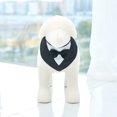 thumbnail image 3 of Nvzi Bandana para perro (1 unidad), ligera, de secado rápido, de mezcla de poliéster, con diseño triangular, ajustable, ideal para perros medianos y grandes, cachorros y mascotas, regalo, XS, negro, 3 of 3