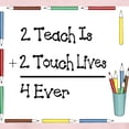 thumbnail image 3 of CafePress - 2 Teach Is 2 Touch Lives 4 Ev Ash Grey T Shirt - Women's Classic T-Shirt, 3 of 4