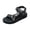 Black, variant on Rokment Women's Sports Platform Hiking Sandals with Arch Support Comfortable Casual Yoga Mat Insole Cushioned Walking Lightweight Outdoor Water Shoes Multicolour Size 6.5