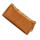 thumbnail image 2 of Estuche para lápices grande y sencillo, papel HDPE, bolsa de almacenamiento de papelería para estudiantes de gran tamaño, estuche para lápices, trapezoide invertido, marrón, 2 of 5