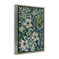 thumbnail image 4 of Stupell Industries Summer Boho Florals Botanical & Floral Painting Brown Floater Framed Art Print Wall Art, 17 x 21, 4 of 10