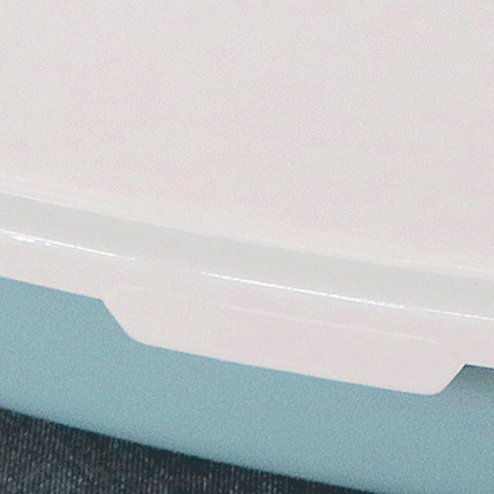 High Sided Cat Litter Box Kitten Potty Pan Portable Durable Pet Litter Tray Blue