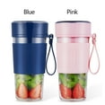 thumbnail image 2 of 300mL Portable Juicer Electric Mixer Cup USB Rechargeable Mini Smoothie Blender Shakes Handheld Fruit Vegetable Machine Milkshake Juicer Cup for Outdoor Travel Office Home Baby Food Used, 2 of 7
